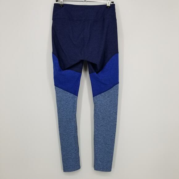 Outdoor Voices Springs 7/8 Color Block Leggings S Tri Tone‎ Color Blue Mid Rise - Picture 4 of 9